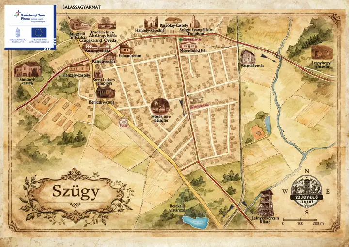 Szügyelő térkép előnézete