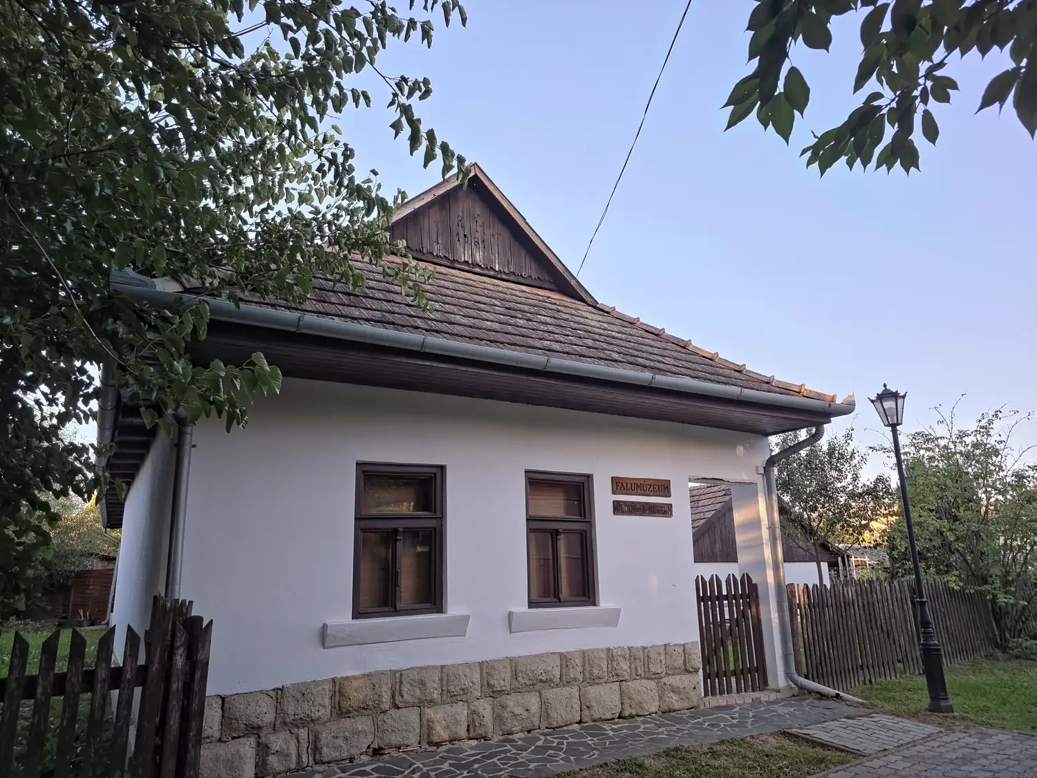 A szügyi Falumúzeum hagyományos parasztháza